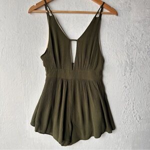 Audrey 3+1 Olive and Cream Textured Dress Insert